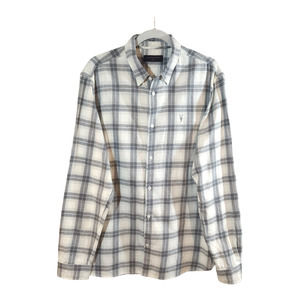 Men's Plaid Shirt in Gray by All Saints